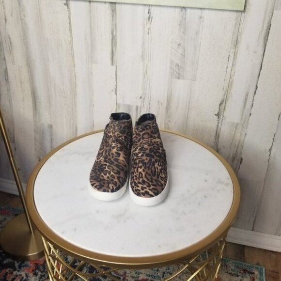 Naturalizer Sport Miranda Brown Cheetah Sneaker Boot - Picture 3 of 6